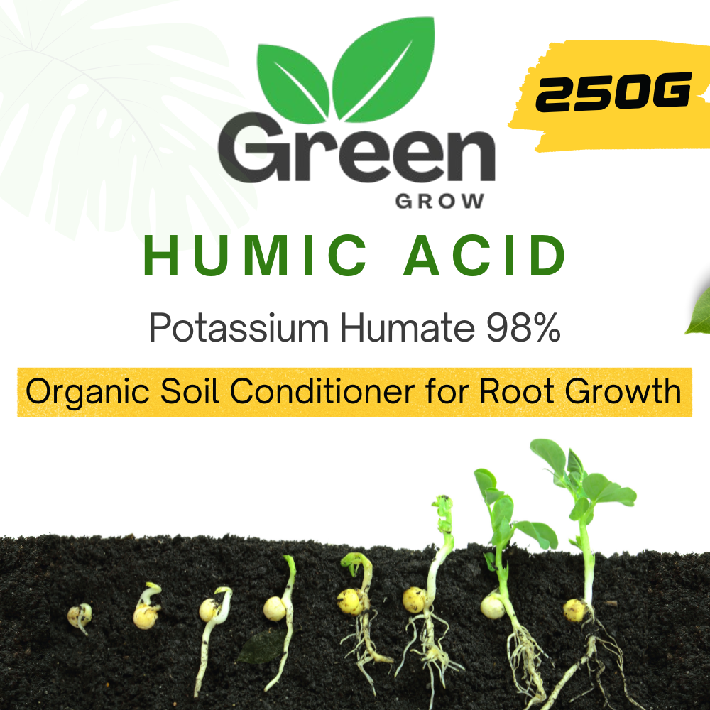 Humic Acid Fertilizer for Plants | Organic Soil Conditioner for Root Growth, Vegetables, Flowers, Indoor Plants, Lawn, Trees