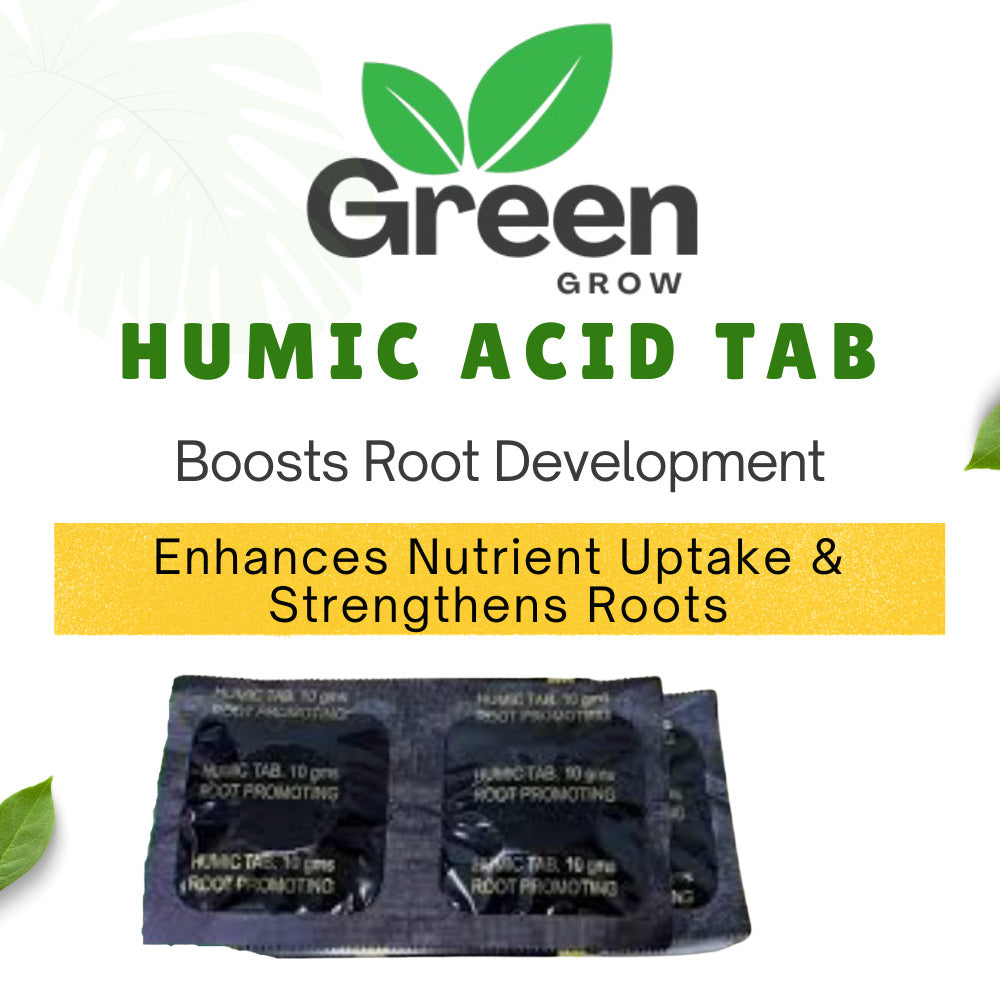 Humic Acid 10g Tablets for Plants | Root Growth Booster | Soil Conditioner & Nutrient Absorption Enhancer