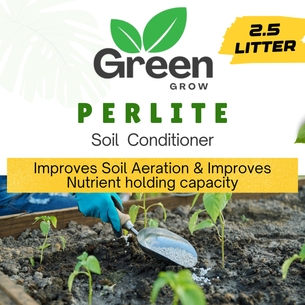 Perlite for Plants 2.5 Liter | Premium Horticultural Perlite | Soil Aeration & Drainage Booster