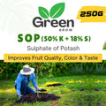 SOP 50-18 | Sulphate of Potash Fertilizer | Potassium 50% + Sulphur 18% | Chloride Free | Premium Plant Booster