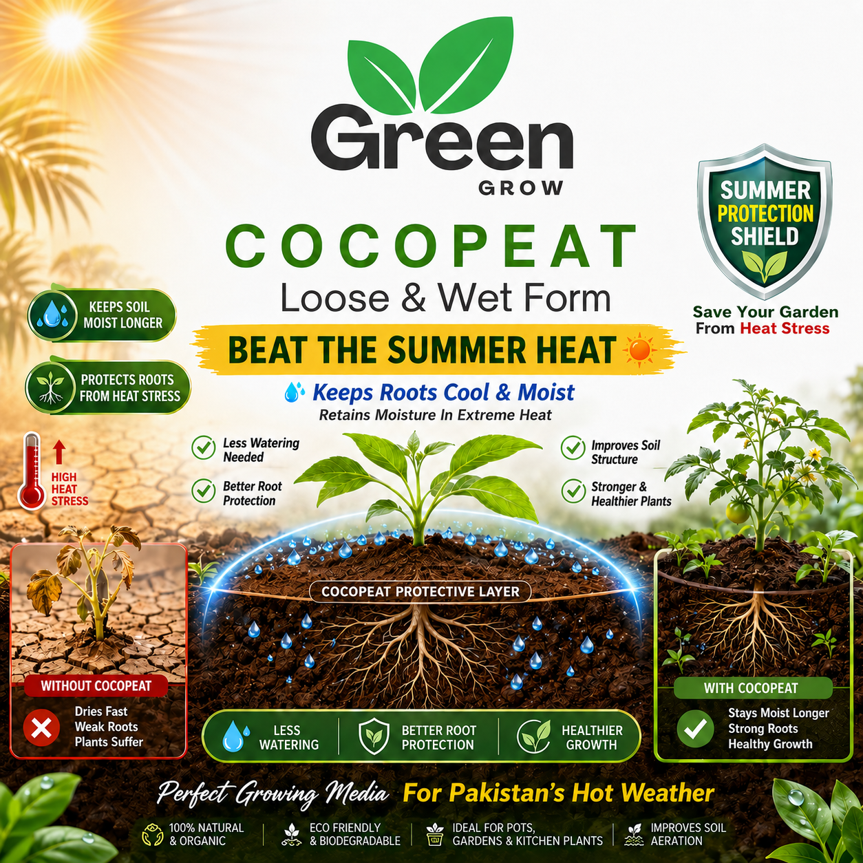 Cocopeat for Plants | Loose Cocopeat | fungicide treated ready to use wet cocopeat