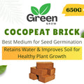 Organic Coco Peat Brick for Seed Starting, Potting Mix & Indoor Plants | High Water Retention